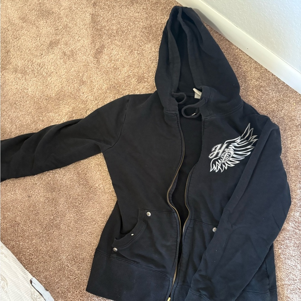 Harley Davidson Zip Up Hoodie